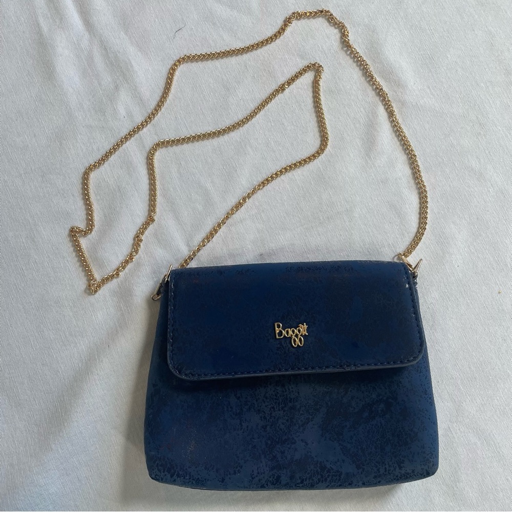 Baggit Nappa XX-Small Blue Clutch